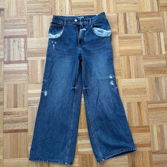 [Marithe Francois Girbud] W LOW RISE DENIM PANTS stone blue - Picture 2 of 6